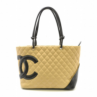 CHANEL シャネル カンボンライン コピー A25169 ラージ トートバッグ ショルダーバッグ  ベージュ